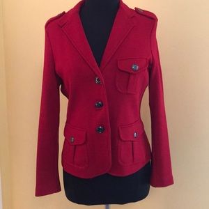NWT Magaschoni Red Jacket size S
